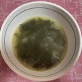 リラックマ君ママ♡'s cooksnap of when they made 焼肉の相棒に絶品！わかめスープ.