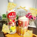 ☆なあなクック☆'s cooksnap of when they made カルピス完熟白桃牛乳水割りジュース.