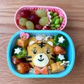 hanausa82's cooksnap of when they made しまじろう　キャラ弁　遠足.