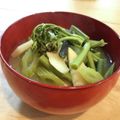 mayuyuキッチン's cooksnap of when they made 春の味覚♫タケノコとワラビのお味噌汁♡.
