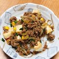 メルティローズ's cooksnap of when they made ごはん泥棒♫豆腐とひき肉のピリ辛炒め.