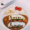 クックS5N2AF☆'s cooksnap of when they made お誕生日☆新幹線プレート.