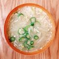 neko＊and…'s cooksnap of when they made 大根とおくらのお味噌汁.