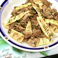 ちーぱっくん's cooksnap of when they made ちょっとやみつき　豚と筍の梅しそ炒め.