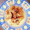 ちーずぴざ's cooksnap of when they made 茄子とソーセージのランチパスタ.