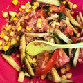 サンタJr's cooksnap of when they made トマトときゅうりとツナの和え物.