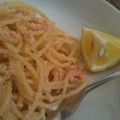 グリーン★彡's cooksnap of when they made 基本のたらこスパゲティ.