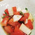 ナツ☆ママ's cooksnap of when they made トマトと長芋のポン酢サラダ.