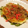 メタボーママ's cooksnap of when they made 具はアスパラだけですが何か？お好み焼風⑧.