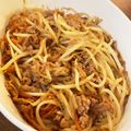 Saka_Shin's cooksnap of when they made 豚バラ肉のもやし炒め.