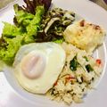 Nappuu's cooksnap of when they made タイ米deパクチー炒飯.