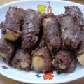 Nekozame's cooksnap of when they made 照り焼き☆肉巻き豆腐.