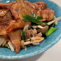 うまうまランラン's cooksnap of when they made 豚バラでダブルねぎの照り焼き豚丼.
