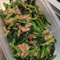 クックEEDJ3F☆'s cooksnap of when they made 缶オイル使用ホウレン草とツナの和え物.