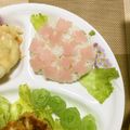 puniＫ's cooksnap of when they made 梅雨入りを楽しむあじさいおにぎり.