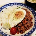 ＊チョコまみれ＊'s cooksnap of when they made ナンプラーなし★簡単ガパオライス風.