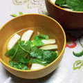 めみたん☆'s cooksnap of when they made エリンギと三つ葉のお吸い物.
