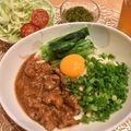 ゆきゆき1231's cooksnap of when they made レンチン！ごろごろ大豆のお肉の味噌うどん.