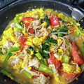 Erry_k's cooksnap of when they made 豚肉とトマトと小松菜の中華炒め.