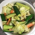夕飯は６時です's cooksnap of when they made すぐ出来る☆コンソメ醤油味の浅漬け。.
