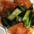 umaichan's cooksnap of when they made ごはんがすすむ！鮭と小松菜のカレー炒め.