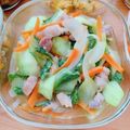 Nekozame's cooksnap of when they made チンゲン菜の中華炒め.