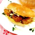 ふうはっちゃん's cooksnap of when they made シンプルに♡メンチのサンドイッチ.