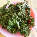 バウチャン's cooksnap of when they made パリッと！ごま油香るケールチップス.