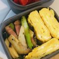 レッツ5's cooksnap of when they made お弁当☆アスパラガスとエリンギの香り炒め.