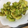 シｪビィ's cooksnap of when they made そら豆のガーリック炒め.