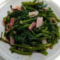 つよまり's cooksnap of when they made ★簡単！美味い！空芯菜のにんにく炒め★.