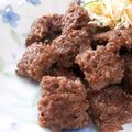♡こもれび♡'s cooksnap of when they made なんちゃってサイコロステーキ.