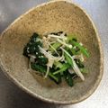 かとちゃん（≧∇≦）'s cooksnap of when they made ほうれん草とえのきのナムル*+.