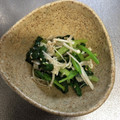かとちゃん（≧∇≦）'s cooksnap of when they made ほうれん草とえのきのナムル*+.