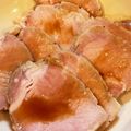 クックS8KNUZ☆'s cooksnap of when they made 豚ブロック肉のローストポーク炊飯器で簡単.