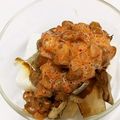 *neige*'s cooksnap of when they made 豆腐の納豆キムチ乗せ♡.