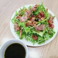 パンダ達の母です。's cooksnap of when they made ワインに合う♪水菜サラダ.