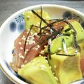 花ひとひら's cooksnap of when they made まぐろとアボカドのサラダ.