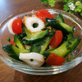 mami＊s's cooksnap of when they made 胡瓜とちくわの酢の物.