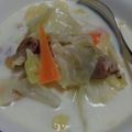 TaniYuri's cooksnap of when they made 野菜たっぷりコンソメミルクスープ。.