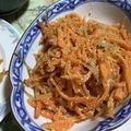 tutocook's cooksnap of when they made にんじんとしらたきの明太バターしょうゆ♡.