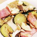 taniapa's cooksnap of when they made ズッキーニとエリンギのベーコン炒め.