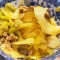 クックZJFWVJ☆'s cooksnap of when they made キャベツと春雨のカレー炒め.