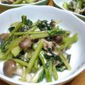 アタックバラ's cooksnap of when they made アスパラ菜とブナピーのマヨネーズ炒め.