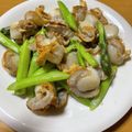 ナップ99's cooksnap of when they made アスパラとベビーホタテのガーリック炒め.