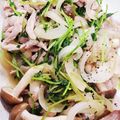クックDWYX8V☆'s cooksnap of when they made 豆苗と豚肉のポン酢炒め.