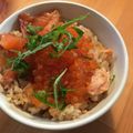 merum1's cooksnap of when they made 宮城の味☆生鮭deはらこ飯♪鮭イクラご飯.