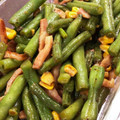 しばっち48's cooksnap of when they made いんげんとベーコンの炒め物.