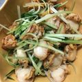 またたびちゃま's cooksnap of when they made 水菜とホタテのニンニクバター醤油炒め.