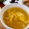 マロンクッキング♪'s cooksnap of when they made 簡単５分で♡ふわとろ和風コンソメスープ♪.